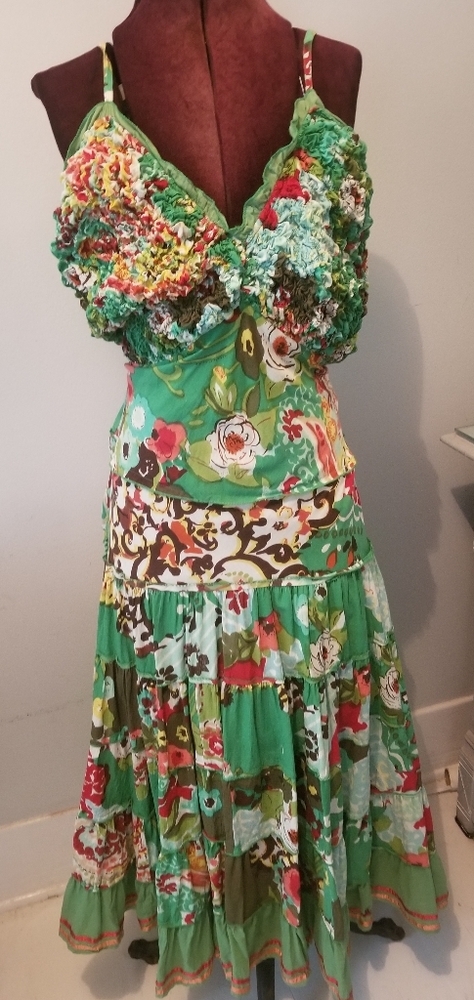 Smocked summer dress.
